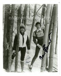 1r0870 CAROL BURNETT/RITA MORENO signed 8x10 REPRO still '80s winter skiing image from Four Seasons!