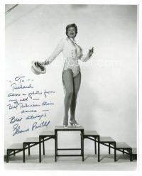 1r0544 ELEANOR POWELL signed 7.75x9.75 still '40s in costume from her Bill Robinson stair dance!