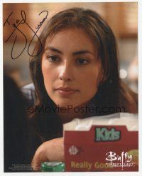 1r0991 IYARI LIMON signed color 8x10 REPRO still '00s sexy close up from Buffy the Vampire Slayer!