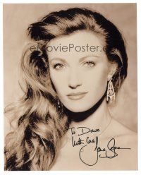 1r1003 JANE SEYMOUR signed 8x10 REPRO still '80s wonderful close up head and shoulders portrait!