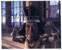 1r1029 JOHN LITHGOW signed color 8x10 REPRO still '00s he's the voice of Lord Farquaad from Shrek!