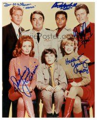 1r1069 LAND OF THE GIANTS signed color 8x10 REPRO still '90s by five members of the TV cast!