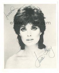1r0763 LINDA GRAY signed 8x10 publicity still '80s cool close up head and shoulders portrait!