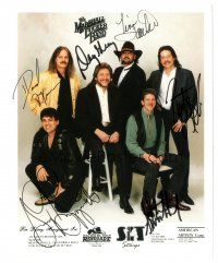 1r0764 MARSHALL TUCKER BAND signed color 8x10 music publicity still '90s by six members of the band!