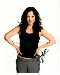 1r1122 MARY-LOUISE PARKER signed color 8x10 REPRO still '00s waist high portrait with hands on hips!