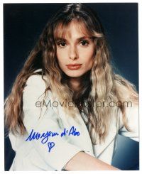 1r1121 MARYAM D'ABO signed color 8x10 REPRO still '80s smiling close up portrait of the sexy actress