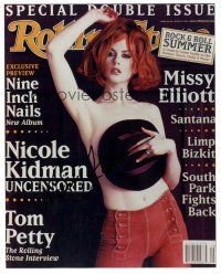 1r1154 NICOLE KIDMAN signed color 8x10 REPRO still'00s great close up of the topless Australian star