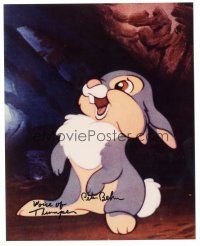 1r1174 PETER BEHN signed color 8x10 REPRO still '80s he was the voice of the young Thumper!