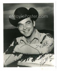 1r1227 RUSS MCCUBBIN signed 8x10 REPRO still '93 cool western head and shoulders portrait in hat!