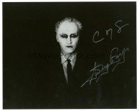 1r1246 SIDNEY BERGER signed 8x10 REPRO still '80s creepy c/u wearing makeup from Carnival of Souls!