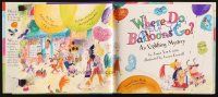 1r0277 JAMIE LEE CURTIS signed hardcover book '00 Where Do Balloons Go: An Uplifting Mystery!