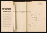 1r0300 TED SHAWN signed hardcover book '60 One Thousand and One Night Stands, written by the dancer!