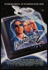 1r0015 GALAXY QUEST signed 1sh '99 by Sigourney Weaver, wacky Star Trek sci-fi spoof!