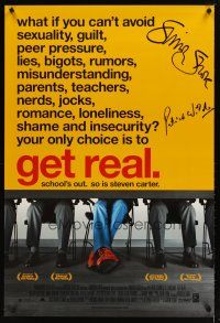 1r0016 GET REAL signed 1sh '99 by BOTH Simon Shore AND Patrick Wilde, English gay romance!