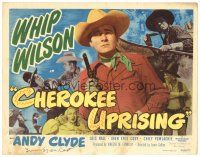 1r0125 CHEROKEE UPRISING signed TC '50 by Iron Eyes Cody, who's with Whip Wilson & Andy Clyde!