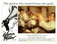 1r0157 GLENN MILLER STORY signed LC R85 by June Allyson, who's not pictured, c/u of Louis Armstrong!