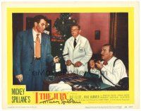 1r0161 I, THE JURY signed LC #7 '53 by Mickey Spillane, c/u of Biff Elliot as Mike Hammer!