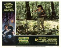 1r0195 SWAMP THING signed LC #5 '82 by Dick Durock AND Louis Jourdan, c/u of busty Adrienne Barbeau!