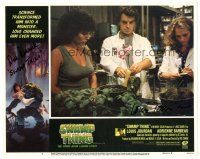 1r0196 SWAMP THING signed LC #6 '82 by Dick Durock AND Louis Jourdan, who's with Adrienne Barbeau!