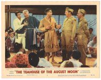 1r0200 TEAHOUSE OF THE AUGUST MOON signed LC #2 '56 by Harry Morgan, who's with Marlon Brando & Ford