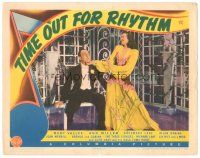 1r0208 TIME OUT FOR RHYTHM signed LC '41 by Ann Miller, who's flirting with Allen Jenkins!