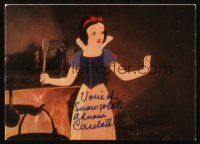 1r0443 ADRIANA CASELOTTI signed TWICE SkyBox trading card #33 '90s she voiced Disney's Snow White