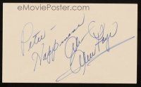 1r0422 ALICE FAYE signed 3x5 index card '70s can be framed & displayed with a repro still!