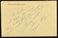 1r0110 KIRSTIE ALLEY signed letter '90s hoping the fan wanted this autograph as much as she did!