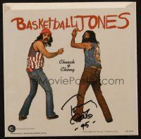 1r0392 TOMMY CHONG signed record sleeve '73 for Cheech & Chong's Basketball Jones album!