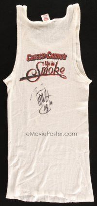 1r0385 TOMMY CHONG signed medium A-shirt '78 from Cheech & Chong's Up In Smoke!