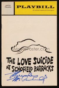 1r0352 MERCEDES MCCAMBRIDGE signed playbill '72 when she was in Love Suicide at Schofield Barracks!