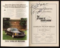 1r0369 VINCENT GARDENIA signed playbill '83 when he was in The Prisoner of Second Avenue in Florida!