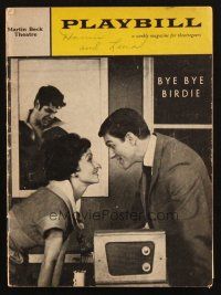 1r0323 BYE BYE BIRDIE signed playbill '60 by EIGHT members of the cast, including Dick Van Dyke!