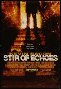 1r0027 STIR OF ECHOES signed DS advance 1sh '99 by Kevin Bacon, some doors weren't meant to be open!