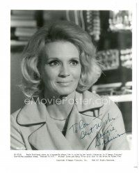 1r0472 ANGIE DICKINSON signed 8x10 still '80 smiling head & shoulders portrait from Dressed to Kill!