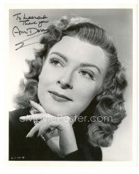 1r0474 ANN DORAN signed 8x10 still '47 pretty portrait from For the Love of Rusty by Bell!