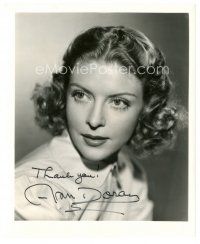 1r0473 ANN DORAN signed 8x10 still '39 portrait from The Man They Could Not Hang by A.L. Schafer!