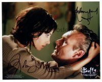 1r0862 BUFFY THE VAMPIRE SLAYER signed color 8x10 REPRO still '00s by Robia LaMorte & Anthony Head