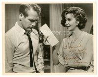 1r0562 GERALDINE PAGE signed 8x10 still '62 close up with Paul Newman in Sweet Bird of Youth!