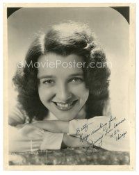 1r0592 JENNY LOU CARSON signed 8x10 still '30s the pretty country western music singer by Maurice!