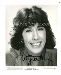 1r1086 LILY TOMLIN signed 8x10 REPRO still '80 smiling portrait from The Incredible Shrinking Woman!