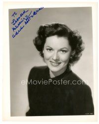 1r0634 LORNA GRAY signed 8x10.25 still '47 as her stage name Adrian Booth Brian, from Exposed!