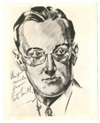 1r0664 PETE SMITH signed deluxe 8x10 still '40s cool art portrait of the short subject producer!