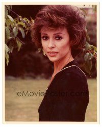 1r1206 RITA MORENO signed color 8x10 REPRO still '80s c/u waist-high portrait later in her career!