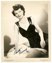 1r0704 RUTH HUSSEY signed 8x10 still '44 full-length close up wearing sexy dress & pearl necklace!