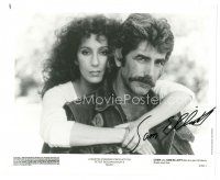 1r0705 SAM ELLIOTT signed 8x9.75 still '84 great close portrait with Cher from Mask!