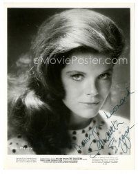 1r0707 SAMANTHA EGGAR signed 8x10 still '65 pretty head & shoulders close up from The Collector!
