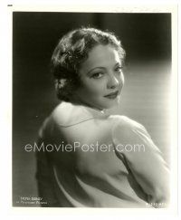 1r1274 SYLVIA SIDNEY signed 8x10 REPRO still '80s c/u of the pretty star looking over her shoulder!