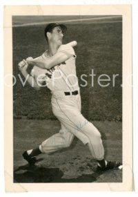 1r0467 TED WILLIAMS signed 3.5x5 still '40s the Boston Red Sox major league baseball legend!