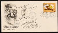 1r0403 BRAD ANDERSON signed first day cover envelope '95 Marmaduke creator, Comic Strip Classics